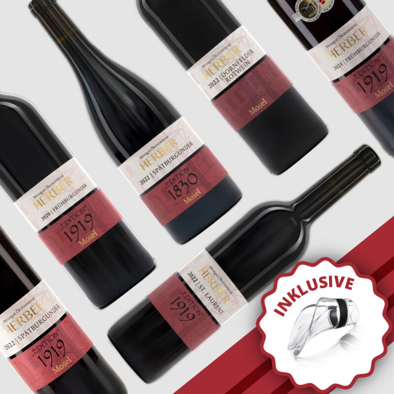 Rote Eleganz – 6x Probierpaket der Rotweine